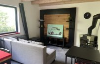 Obývací pokoj s rozkládacím gaučem